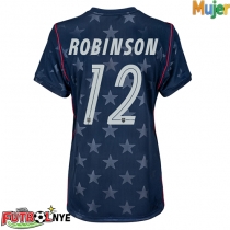 Camiseta Estados Unidos Miles Robinson #12 Visitante Equipación para mujer Mundial 2026 manga corta